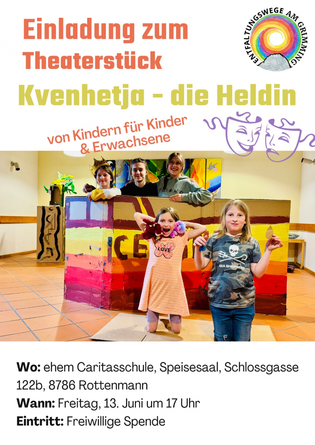 Theaterstück, Kvenhetja - Die Heldin